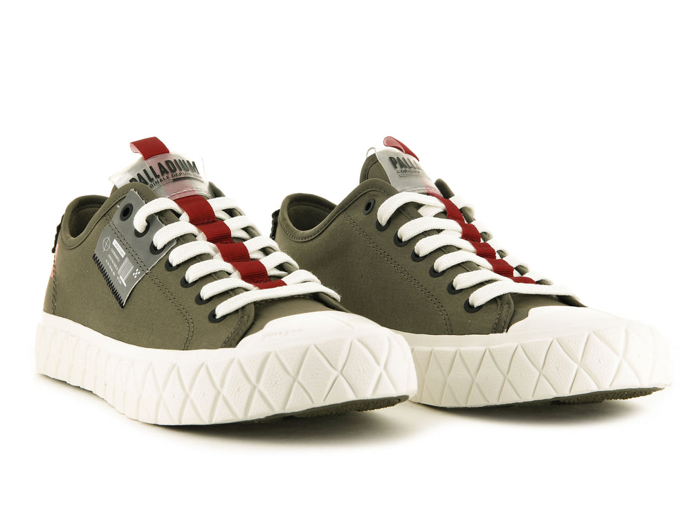 Zapatillas Palladium PALLA ACE LO TICKET TO EARTH Hombre Verde | Costa Rica-14205